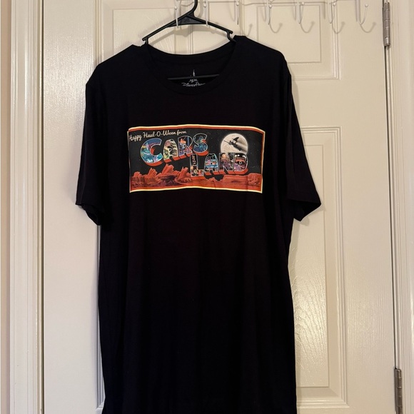 Vintage DisneyPark Black Men's Cars Land T-Shirt - Picture 1 of 5